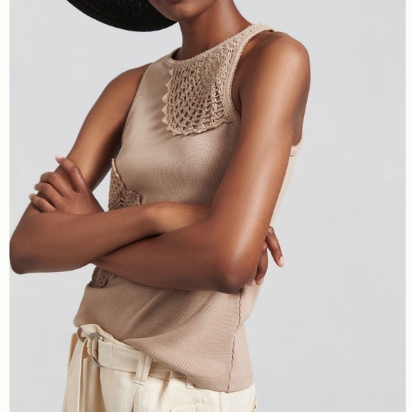 Anthropologie Tops - By Anthropologie Crochet Tank